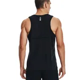 Musculosa Under Armour negra de hombre, ideal para running.