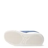 Championes urbanos Puma modelo Park Life Style Easy, color negro con detalles en blanco. Presentan un diseño de corte bajo con cordones anchos y suela de goma blanca.