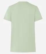 Remera basica Marfinno de color verde menta, confeccionada en algodon, con escote en V y mangas cortas de corte regular.