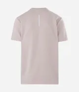 Remera deportiva Get Over de color azul marino, confeccionada en tech fleece con tecnología dry de secado rápido, cuello redondo y manga corta, de corte holgado.