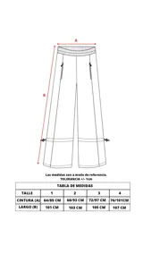 Pantalón de tafeta tornasolada color borgoña, de corte recto y tiro alto, con cintura elastizada, bolsillos frontales con cierre y cordones ajustables en las pantorrillas para fruncir el bajo.