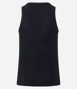 Musculosa masculina de corte regular, confeccionada en tejido flamé con textura acanalada. Presenta cuello redondo y diseño liso sin estampas.