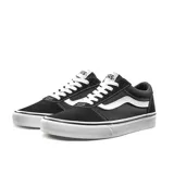 Championes Vans Ward de caña baja, color negro con detalles en blanco.