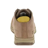 Botas Caterpillar modelo Science Mid, color marrón, con diseño de caña media, cordones bicolor y suela texturizada con tracción.
