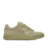 Championes urbanos Vans Upland Mono Sftsg, confeccionados en gamuza color verde militar con detalles en tonos más claros y suela de goma a tono.