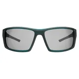 Lentes de sol Mormaii Joaca Force, con marco rectangular de acetato color verde azulado y lentes espejadas grises.