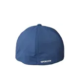 Gorra Rip Curl modelo Vaporcool Phaser Flexfit, color azul, con diseño de visera curva y logo estampado en el lateral frontal.