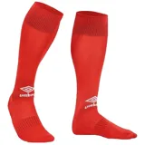 Medias de fútbol Umbro color azul marino, con el logo de la marca en blanco en la parte superior de la caña.