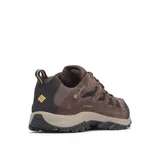 Championes de trekking Columbia modelo Crestwood Waterproof, color marrón con detalles en negro. Fabricados con tecnología Omni-Tech impermeable y transpirable, entresuela TechLite para amortiguación y suela Omni-Grip para tracción en diversos terrenos.