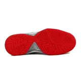 Championes Asics Gel-Delicate 6 para mujer, color blanco con detalles y cordones rojos, diseñados para running y tenis.