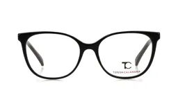 Armazón para lentes de acetato color negro, marca T.Calandra, modelo C23Z/52.