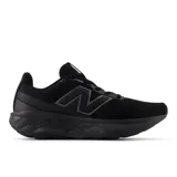 Championes de running New Balance 520 V9 para mujer, color negro con logo gris.