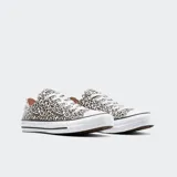 Championes Converse Chuck Taylor All Star de corte bajo con estampado de leopardo.