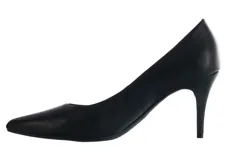 Zapato de tacón Bottero, color negro, con punta fina y diseño clásico.