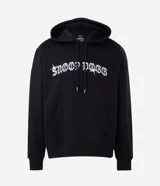 Buzo con capucha de algodón con forro polar, diseño de manga larga con puños y bajo elásticos, y bolsillo tipo canguro. Presenta un estampado gráfico en la espalda con la imagen de Snoop Dogg y lettering estilo gótico.