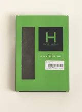 Slip Harrington Urban negro, con cintura elástica y logo de la marca.