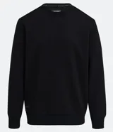 Buzo deportivo Get Over de color gris claro, confeccionado en tejido fleece de doble faz con cuello redondo, mangas largas y puños ajustados.