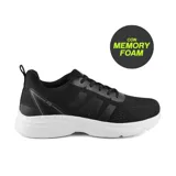Championes deportivos American Sport Pau, color negro con detalles en gris y blanco.
