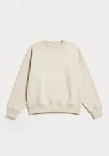 Buzo de cuello redondo con diseño básico, mangas largas y puños y ruedo elastizados.