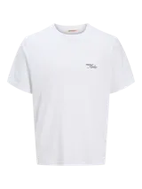 Remera de manga corta y cuello redondo con calce holgado. Presenta un pequeño logo estampado en el pecho y una estampa de mayor tamaño en la espalda. Confeccionada en jersey de algodón peinado.