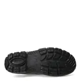 Zapato de seguridad Ador color negro, con puntera de acero y suela antideslizante.