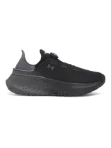 Championes deportivos Under Armour modelo Slipspeed, color negro con diseño degradado en la mediasuela. Presentan un sistema de ajuste BOA, talón convertible para modo deslizamiento o velocidad y tecnología de amortiguación UA Flow.