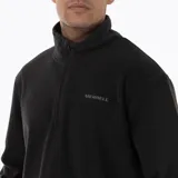 Buzo polar de hombre con cierre frontal parcial y cuello alto. Confeccionado en microfleece de poliéster reciclado, cuenta con puños y cuello con sujeción elástica y logo de la marca bordado en el pecho.