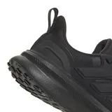 Championes de running Adidas modelo Ultrarun 5 TR, color negro. Presentan un diseño técnico con malla superior repelente al agua, mediasuela con tecnología Bounce 2.0 para mayor amortiguación y suela de goma Adiwear con taqueado para un agarre óptimo en diversas superficies.