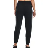 Pantalón de jogging Under Armour de mujer, color negro, con cintura elástica ajustable con cordón, bolsillos laterales y logo estampado en la pierna.