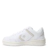 Championes Converse Weapon de cuero color blanco con detalles en beige.