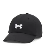 Gorro Under Armour modelo Blitzing, color negro con logo bordado en blanco en el frente.