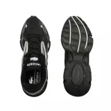 Championes urbanos Lacoste modelo L003 2K24, color negro con detalles plateados.