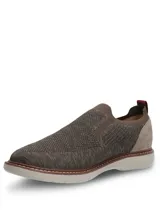 Zapato tipo slip on Hush Puppies modelo Apolo, confeccionado en tejido de poliéster color gris con refuerzo en el talón. Cuenta con suela de EVA Comfort Flex que brinda amortiguación y flexibilidad.