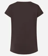 Remera deportiva celeste de microfibra texturizada, con mangas cortas y recortes en los laterales.