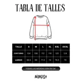 Buzo blanco de felpa con cuello redondo y mangas largas. Estampado frontal con diseño de personajes del manga DanDaDan.