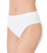 Bombacha tiro alto color beige.