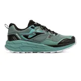 Championes deportivos Joma TK Shock Men 2417, color verde agua con detalles en negro y blanco. Ideales para trail running y trekking.