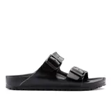 Sandalias Birkenstock Arizona Eva color negro, con doble tira ajustable y plantilla anatómica.
