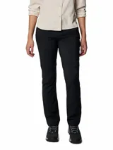 Pantalón de trekking Columbia modelo Silver Ridge Utility, color negro, con diseño convertible en shorts mediante cremalleras en las perneras, bolsillos laterales y traseros, y protección solar FPU 50.