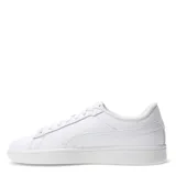 Championes Puma modelo Smash 3.0 Leather, de diseño urbano y clásico en color blanco. Confeccionados en cuero sintético de alta calidad, cuentan con cierre de cordones al tono, suela de goma resistente y el logo de la marca en el lateral.