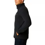Campera polar con cierre frontal completo, cuello alto y bolsillos laterales y en el pecho con cierre. Diseño funcional y versátil.
