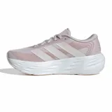 Championes de running Adidas Galaxy 8 para mujer, color lila con suela blanca amortiguada y las clásicas tres tiras de la marca en los laterales.