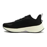 Championes deportivos 361° Titan II Lite de mujer, color negro con suela gruesa en tono blanco y detalles lavanda, diseñados con capellada de malla transpirable y cordones.