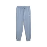 Pantalón de jogging Puma con efecto lavado, color celeste, de corte holgado con puños elásticos en los tobillos y logo de la marca bordado en la cadera.