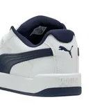 Championes Puma Park Lifestyle Easy, color blanco con detalles en azul marino.