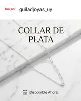 Collar de plata con cadena mixta, combinando eslabones alargados y cadena fina, con dije circular central con circonia incrustada.
