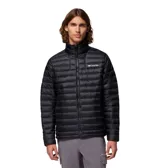 Campera puffer Columbia de plumón con tecnología Omni-Shield que repele la humedad y las manchas. Cuenta con cierre frontal completo, cuello alto con protección para la barbilla, bolsillos laterales con cierre y dobladillo ajustable con cordón.