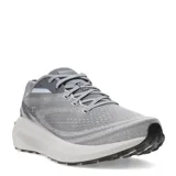 Championes de running Merrell Morphlite, color gris con suela blanca.