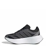 Championes Adidas Adirok de mujer, con diseño deportivo en color negro y mediasuela blanca con tecnología Cloudfoam. Presentan una estructura de malla transpirable con refuerzos sintéticos y cierre mediante cordones.