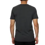 Remera Puma gris jaspeado de corte clásico, con logo estampado en el pecho.